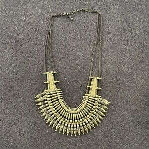 Elegant Gold Statement Necklace